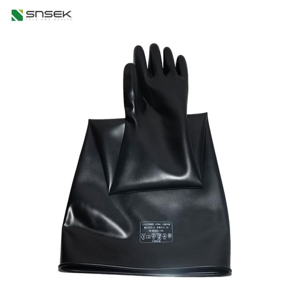 Snsek- EPG 14 SNSEK Laboratory Gloves Made of EPDM Rubber Acid and Alkali Resistant