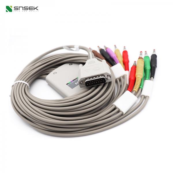 Snsek-Edan Original Electrocardiograph Lead Wire 4.0 Suitable For SE-1200 1201 SE-300 601