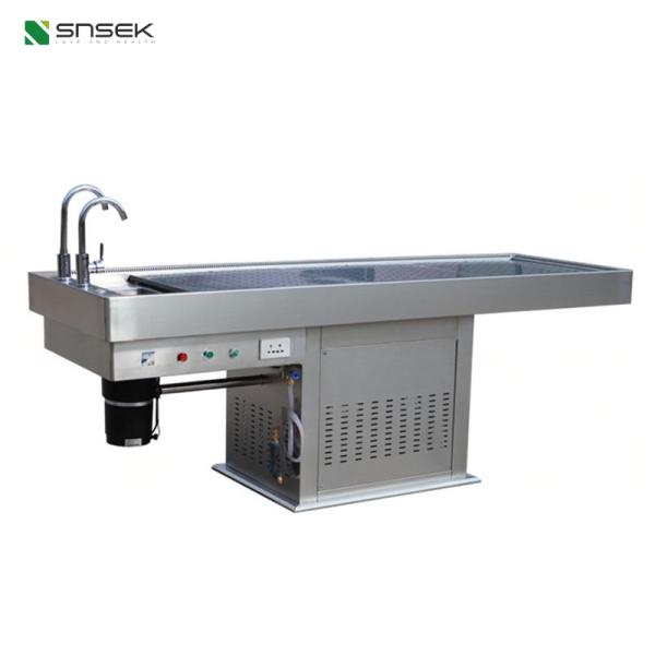 Snsek-JPT200A Stainless steel double-exhaust negative pressure suction large animal carcass dissection table