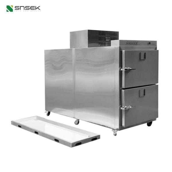 Snsek-LCG200A Stainless Steel Double-exhaust Morgue Refrigerator  
