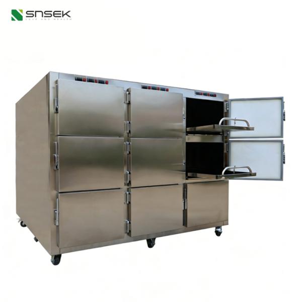Snsek-LCG900A Stainless Steel Nine-Person Morgue Refrigerated Cabinet