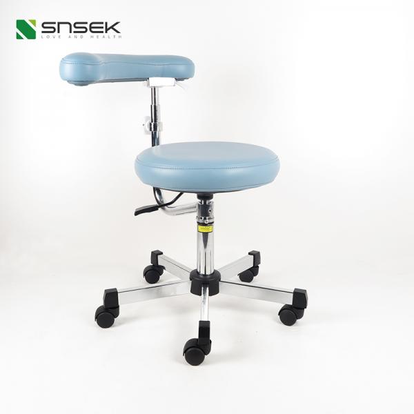Snsek-SDZ9007  Laboratory chair with armrests Doctor's chair with wheels height adjustment